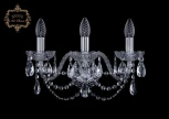 Бра Art Classic 10.11 10.11.3.165.Cr.Sp (220V, хрусталь, подвески, подсвечник, свеча)