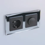 Рамка на 2 поста Diamant (черный) Werkel W0021208 (a051442)