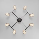 Потолочная люстра на штанге Eurosvet Amado 70115/8 черный (220V)