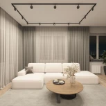 Трековый светильник однофазный Denkirs Omra DK6070-BK (220V, шар)