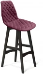 Стул барный SHT-ST29-C12/S65 ежевичное вино/венге от фабрики Sheffilton