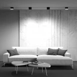 Трековый линейный светильник 48V Basis Gravity 4000K 10Вт 120° LED (магнитный) Maytoni Technical TR075-2-10W4K-B