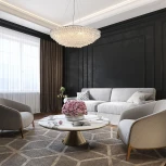 Подвесная люстра Indigo INTRIGO V000369 (220V, хрусталь, на тросе)