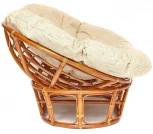 Кресло "MAMASAN" 23/02 W /с подушкой/ Cognac (коньяк) Tetchair MAMASAN 5774