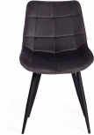 Обеденный стул Tetchair ABRUZZO (Металл,Ткань/Серый,Черный) 15556