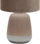 Настольная лампа Escada Hestia 10200/L Beige 1х40Вт Е27, металл/ткань, бежевый (220V, круглые)