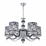 Подвесная люстра Arte Milano Florentia-4957 304957/5 Bk/Ni (220V, на цепи)