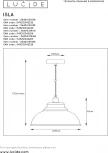 Подвесной светильник Lucide Isla 34400/29/36