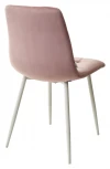 Стул CHILLI G108-15 пепел розы/ белый каркас, велюр