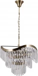 Подвесная люстра хрустальная Moderli Wave V10768-8P (220V, на цепи)