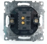 Розетка с USBх2 (черный) Stekker Катрин 39616