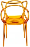 Стул Masters прозрачный оранжевый Bradex Home FR 0866
