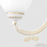 Бра с выключателем Arte Milano AM342837 342837/2W WT+G (220V)