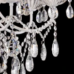 Подвесная люстра Reluce 04211-0.4-07 WH (220V, подвески, на цепи, подсвечник, свеча)