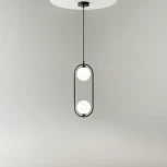 Подвесной светильник Maytoni Ring MOD013PL-02B (220V, на проводе, шарики)