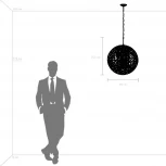 Подвесной светильник Lightstar Verona 727081 (220V, на цепи, шар)