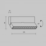 Потолочные светильник Maytoni Points rot C136CL-12W3K-W (LED, 220V)