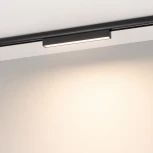 Трековый светильник магнитный светодиодный MAG-FLEX-FLAT-L235-8W Warm3000 (BK, 80 deg, 48V) (Arlight, IP20 Металл) 036316