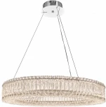 Подвесная люстра Fluorite Vetto FL1054-8P (LED, 220V, хрусталь, на тросе, круглые)