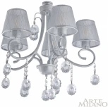 Потолочная люстра Arte Milano Amalfi-7146 337146/5 WT+SL (220V, подвески)