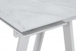 Стол обеденный DikLine WINGS Жемчужный Перито,Белый, Белый
