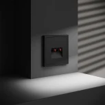 Акустическая розетка (черный матовый) Voltum S70 VLS060308