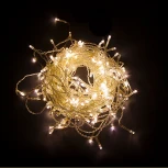 Светодиодная гирлянда Feron CL23 41633 бахрома, статичная, 5,3м*0,8м + 3м 220V желтый c питанием от сети, прозрачный шнур