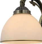 Бра Escada Ballad 2134/1A Bronze 1x40Вт E27, металл/стекло, бронза, белый матовый плафон (220V)