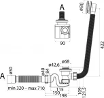 Слив-перелив Cezares CZR STP2 01