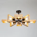 Потолочная люстра на штанге Arte Lamp Brussels A8030PL-8BK (220V)