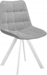 Стул DikLine 229 поворотный, B22 GREY, ножки белые
