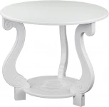Стол журнальный Грация (М) ЛАЙТ белый от фабрики Mebelik