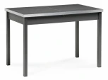 Стол Woodville Аделиция 110(140)х68х77 графит 507423
