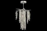 Подвесная люстра хрустальная Dio D'Arte Tavenna Nickel H 1.5.21.100 N (220V, на тросе)