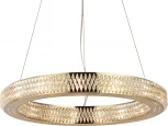 Подвесной светильник Newport 8560 8560/60 C gold polished (220V, хрусталь, на тросе, кольцо)