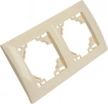 Рамка на 2 поста (слоновая кость) Stekker Эрна Элегант 49667