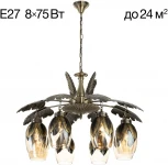 Подвесная люстра Citilux Garuda CL420183 (220V, на цепи, листья)