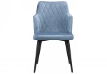 Стул Woodville на металлокаркасе Velen light blue 15026