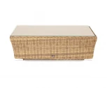 Журнальный столик из искусственного ротанга, цвет соломенный 4SIS Капучино YH-S4133W
