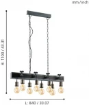 Подвесной светильник Eglo Goldcliff 49099