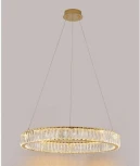 Подвесной светильник Newport 8240 8240/60 gold (LED, 220V, хрусталь, на тросе, кольцо)