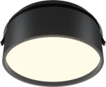Встраиваемый светильник Maytoni Onda DL024-18W3K-B (LED, 220V, круглые)