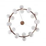 Подвесной светильник Odeon Light Magia 7109/24 белый/стекло/металл IP20 G9 24*5W 220-240V