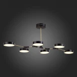 Потолочная люстра на штанге Monta SLE6004-402-06 Evoluce (LED, 220V, пульт управления, круглые)