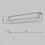 Настенный светильник Maytoni Flat MOD296WL-L10BS3K (LED, 220V)