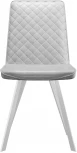Стул 202 KL12 светло-серый, ножки белые Dikline 00-00059747