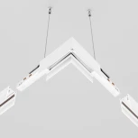 Коннектор питания угловой 15 см Exility белый (магнитный) Maytoni Technical TRA034CPC-42W-15