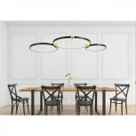 Подвесной светильник Divinare Amadeo 1123/04 SP-75 (LED, 220V, на тросе, кольцо)