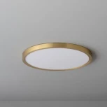 Потолочный светильник круглый Belfast Glenmore 8088-3H BR Латунь / Акрил (LED, 220V, круглые)