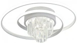 Потолочная люстра светодиодная Natali Kovaltseva Crystal LED LAMPS 81115/1C с пультом ДУ, моб. приложением 100W, белый, LED